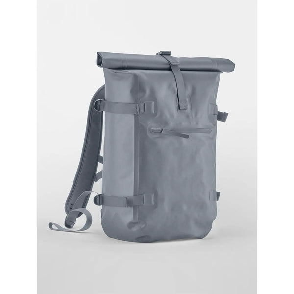 Zaino Waterproof Roll-Top blu - personalizzabile con logo