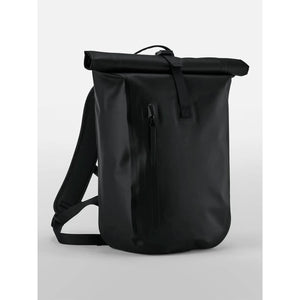 Zaino Waterproof Roll-Top Lite nero - personalizzabile con logo