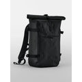 Zaino Waterproof Roll-Top nero - personalizzabile con logo