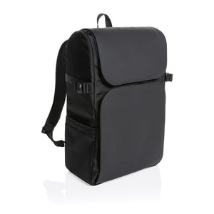 Zaino weekend deluxe Pascal in RPET AWARE™ nero - personalizzabile con logo