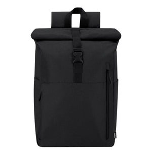 Zaino Wendell nero - personalizzabile con logo