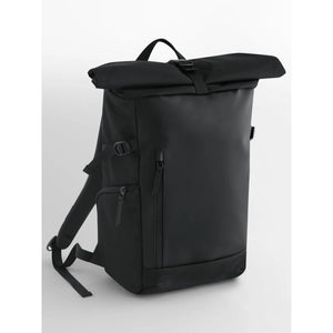 Zaino Zürich Roll-Top nero - personalizzabile con logo