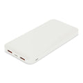 Zenith USB-C Powerbank con Power Delivery R-ABS 10000 mAh Bianco - personalizzabile con logo