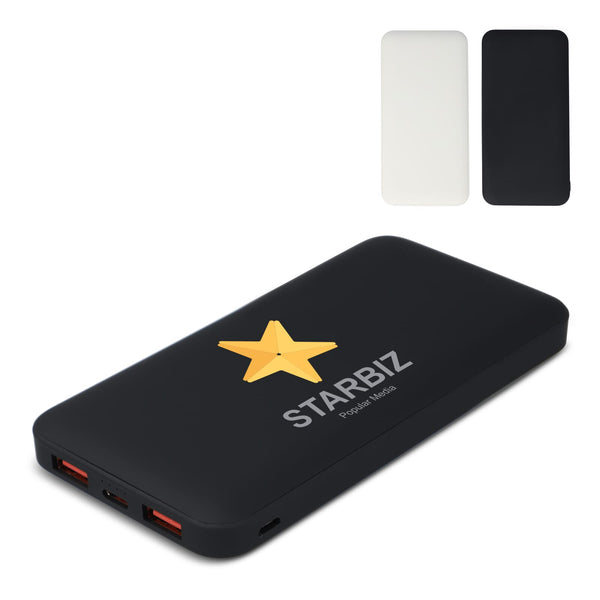 Zenith USB-C Powerbank con Power Delivery R-ABS 10000 mAh - personalizzabile con logo
