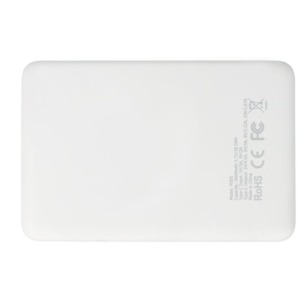 Zenith USB-C Powerbank con Power Delivery R-ABS 5000 mAh - personalizzabile con logo
