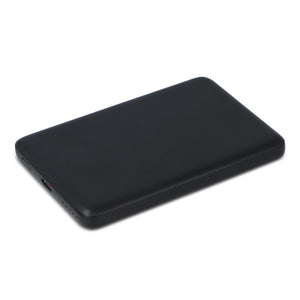 Zenith USB-C Powerbank con Power Delivery R-ABS 5000 mAh Nero - personalizzabile con logo