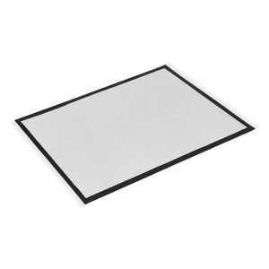 Zerbino con stampa in sublimazione 50x75 cm Nero - personalizzabile con logo