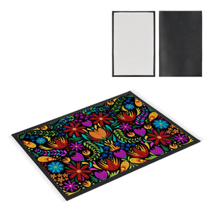 Zerbino con stampa in sublimazione 50x75 cm Nero - personalizzabile con logo