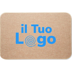 Zerbino in lino beige - personalizzabile con logo