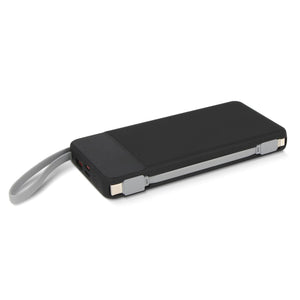 Ziara 10.000 mAh Powerbank Nero - personalizzabile con logo