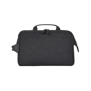 Zipper Bag CIRCLE nero - personalizzabile con logo