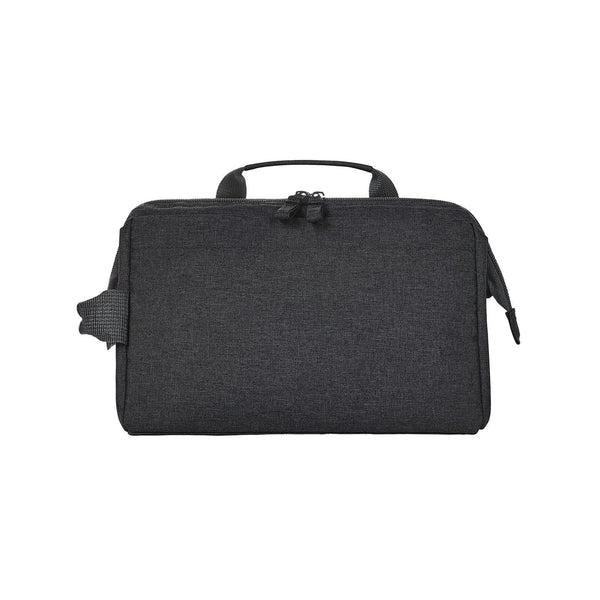 Zipper Bag CIRCLE nero - personalizzabile con logo