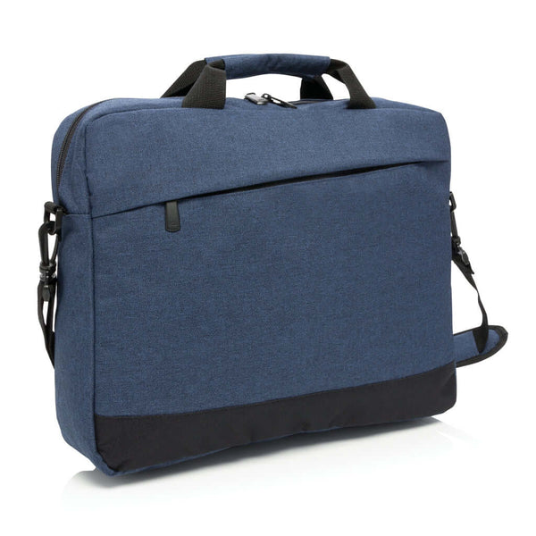Borsa porta PC da 15” trend blu navy - personalizzabile con logo